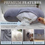 Pharmedoc U-Shape Pregnancy Body Pillow - Jumbo Grey