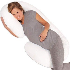 Snoogle Chic Supreme Maternity Pillow - White