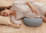 Momcozy W-Shaped Pregnancy Pillow for Side Sleepers