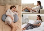 Momcozy W-Shaped Pregnancy Pillow for Side Sleepers