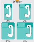 Snoogle Chic Supreme Maternity Pillow - White