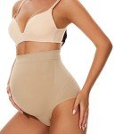 KUNINDOME Nude Maternity Shapewear Briefs - Large