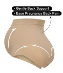 KUNINDOME Nude Maternity Shapewear Briefs - Large