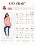 AMPOSH Maternity Tank Tops 3 Pack - Essential Styles