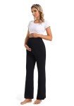 Cozy Wide Leg Maternity Lounge Pants with Pockets