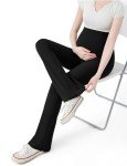 Buttery Soft Maternity Flare Leggings for Pregnancy