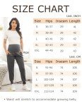 Fitglam Women's Over Belly Maternity Lounge Pants