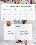 Floral Maternity Maxi Dress for Baby Showers