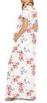 Floral Maternity Maxi Dress for Summer Events