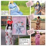 Floral Maternity Maxi Dress for Summer Events