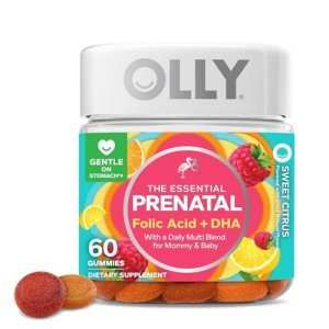 Olly Essential Prenatal Gummy Multivitamins, 60 Count