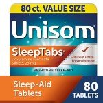 Unisom SleepTabs Nighttime Sleep Aid - 80 Tablets