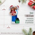 Custom Baby Bump Christmas Ornaments for Parents