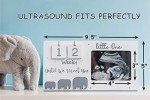 Ultrasound Photo Frame with Baby Countdown Weeks
