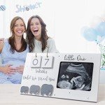 Ultrasound Photo Frame with Baby Countdown Weeks