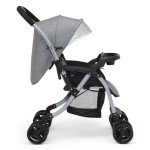 Jeep Unlimited Grey Tweed Reversible Handle Stroller
