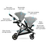 Graco Ready2Grow LX 2.0 Double Stroller with Bench Seat