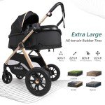 6-in-1 Convertible Baby Stroller with Bassinet