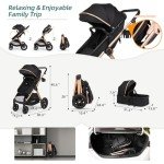 6-in-1 Convertible Baby Stroller with Bassinet