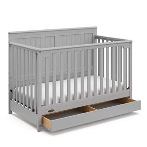 Graco Hadley 5-in-1 Convertible Crib - Pebble Gray