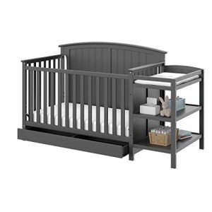 5-in-1 Convertible Crib and Changer Combo