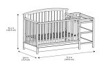 5-in-1 Convertible Crib and Changer Combo