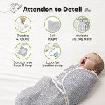 KeaBabies Organic Baby Swaddle Sleep Sacks - 3 Pack
