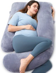 Momcozy U-Shaped Pregnancy Pillow for Comfort