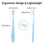 SUREE Ultra Soft Toothbrush Set for Sensitive Teeth