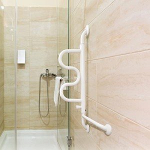 14-Inch Rotating Safety Grab Bar for Bathrooms