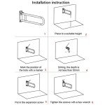 Foldable Handrail Grab Bars for Safety