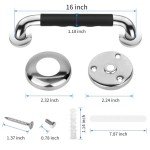 16 Inch Anti-Slip Grab Bars for Bathroom Safety