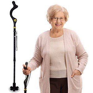 Folding Posture Cane for Seniors