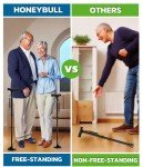 Adjustable Foldable Cane for Seniors by Honeybull