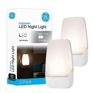 GE Plug-in Automatic LED Night Light, 2 Pack