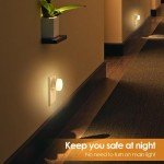5-Pack LED Plug-in Night Lights with Sensors