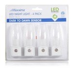 Maxxima MLN-16 LED Night Light - 4 Pack