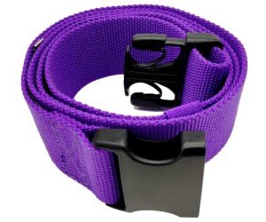 Gait Belt with Reinforced Plastic Squeeze Buckle for Mobility Assistance