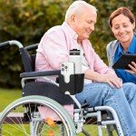 Dual Cup and Phone Holder for Mobility Aids