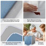 Absorbent Adult Bibs - Waterproof, Easy Clean - Set of 4