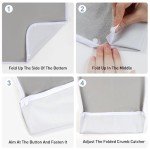 Absorbent Adult Bibs - Waterproof, Easy Clean - Set of 4