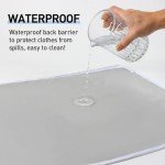 Absorbent Adult Bibs - Waterproof, Easy Clean - Set of 4