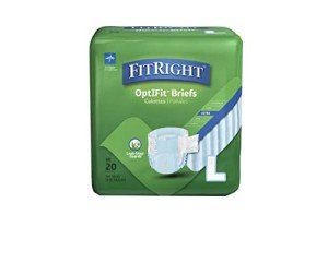 FitRight OptiFit Ultra Heavy Absorbency Adult Briefs