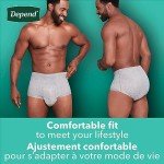 Depend Fresh Protection Men's Incontinence Underwear, 32 Count