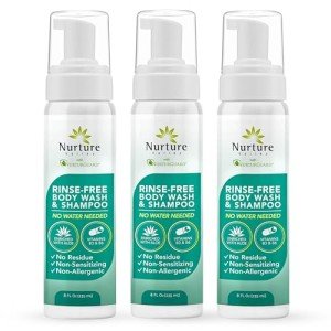 Aloe Body Wash & Shampoo Foam for Sensitive Skin