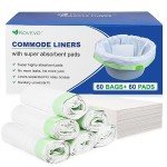 Kovevo 60 Commode Liners and Absorbent Pads