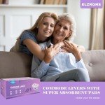 Lavender Commode Liners with Absorbent Pads - 50 Pack
