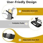 Lightweight Foldable Transport Chair for Seniors