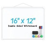 MaxGear 16"x12" Double-Sided Wall Dry Erase Board