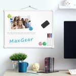 MaxGear 16"x12" Double-Sided Wall Dry Erase Board